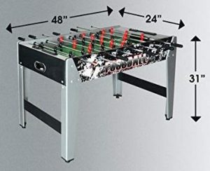 Foosball Table Dimensions Explained Indoor Champion