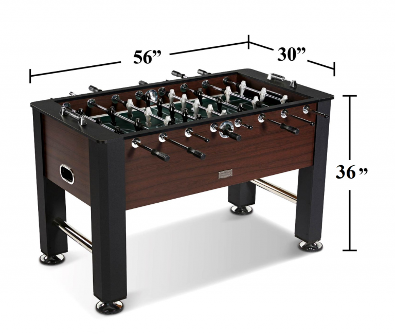 Foosball Table Dimensions Explained Indoor Champion